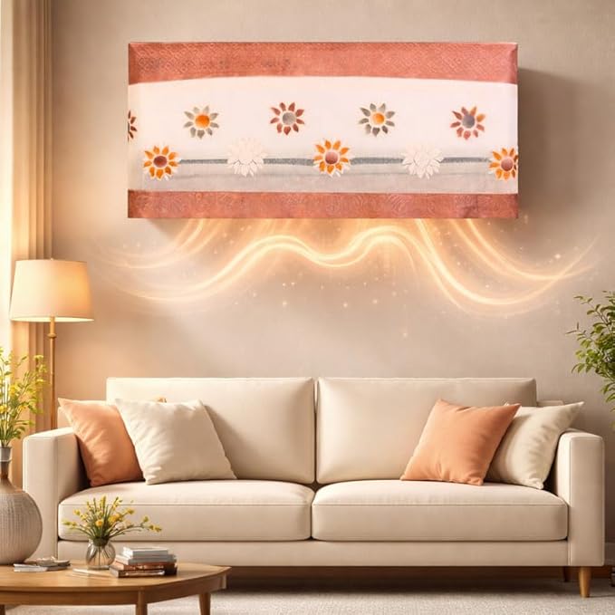 Summer Cotton Ac Indoor Cover Brown Flower_2 Ton 